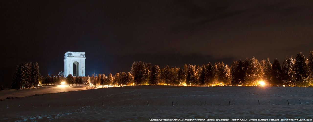 Concorso fotografico 2013 ossario asiago notturno Roberto Costa Ebech
