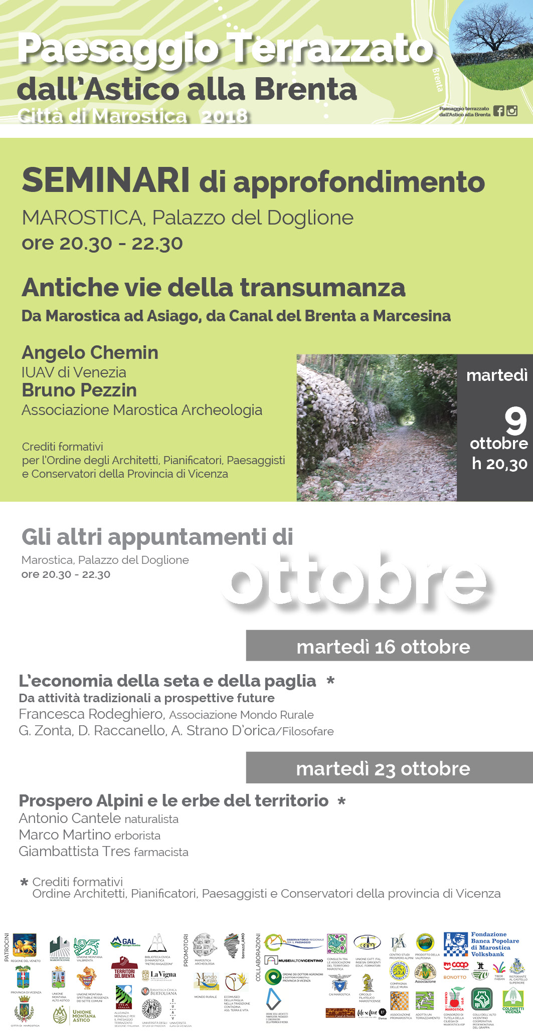 Paesaggio Terrazzato dall’Astico alla Brenta: Seminari di approfondimento