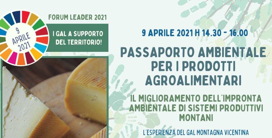 2° INCONTRO DEL LABORATORIO “IMPRONTA ECOLOGICA NELLE AREE RURALI: VERSO UN MODELLO DI SOSTENIBILITA’. FORUM LEADER 2021”