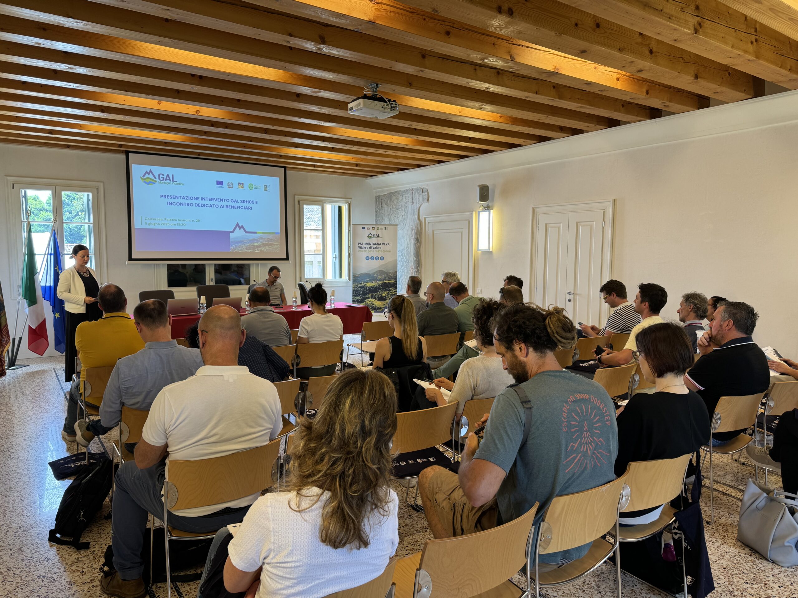Evento GAL Montagna Vicentina a Colceresa: presentato l’intervento ordinario SRH05 e confronto con i beneficiari GAL